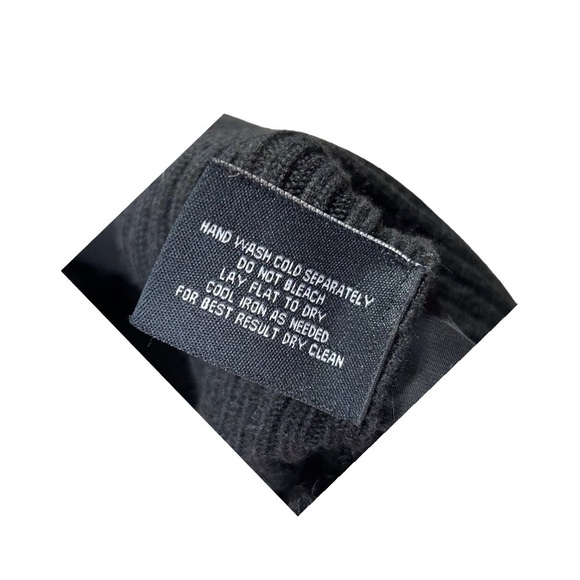 Walter Baker Celia Sweater Dress Black White Polka Dot Cotton Ribbed Women M - Picture 7 of 7